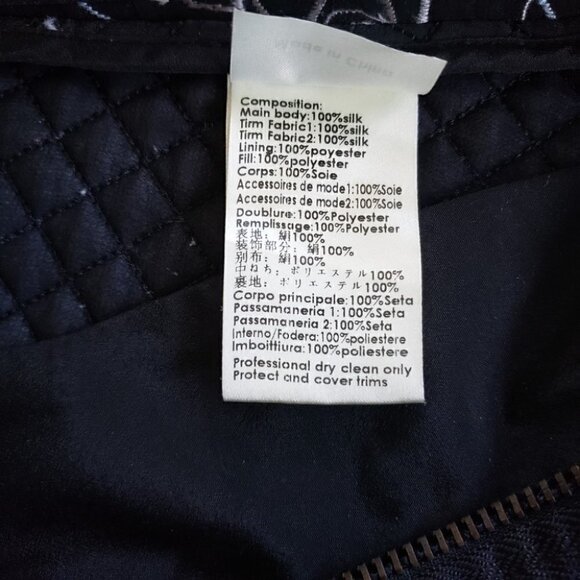 3.1 Phillip Lim Biker Mini Skirt Embroidered Silk Quilted Front Zip - Picture 7 of 12